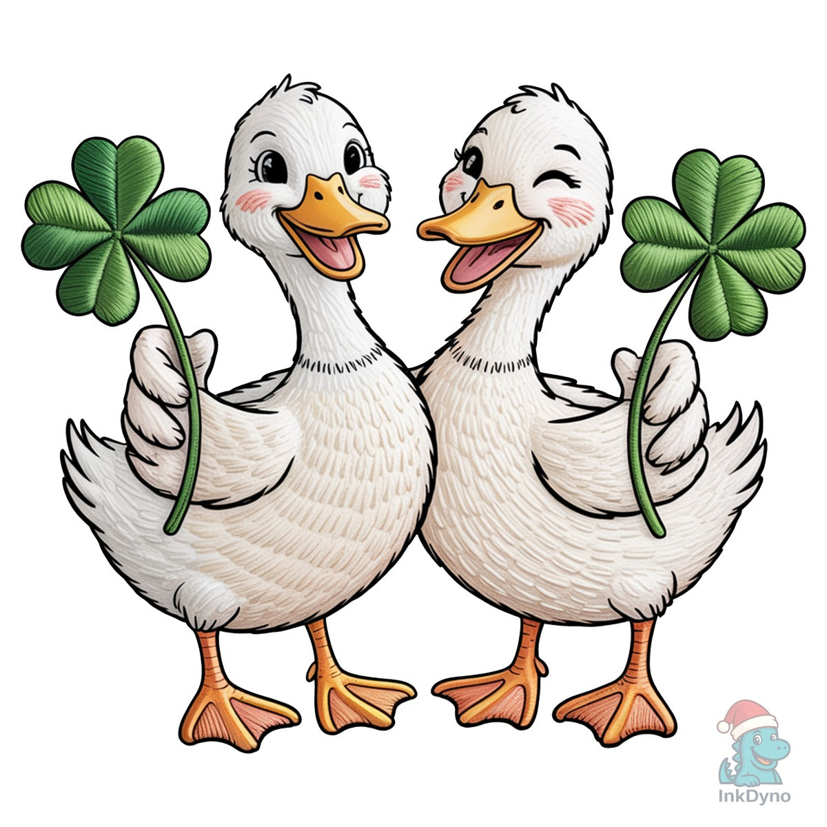 St Patricks Cute Couple Latch Hook