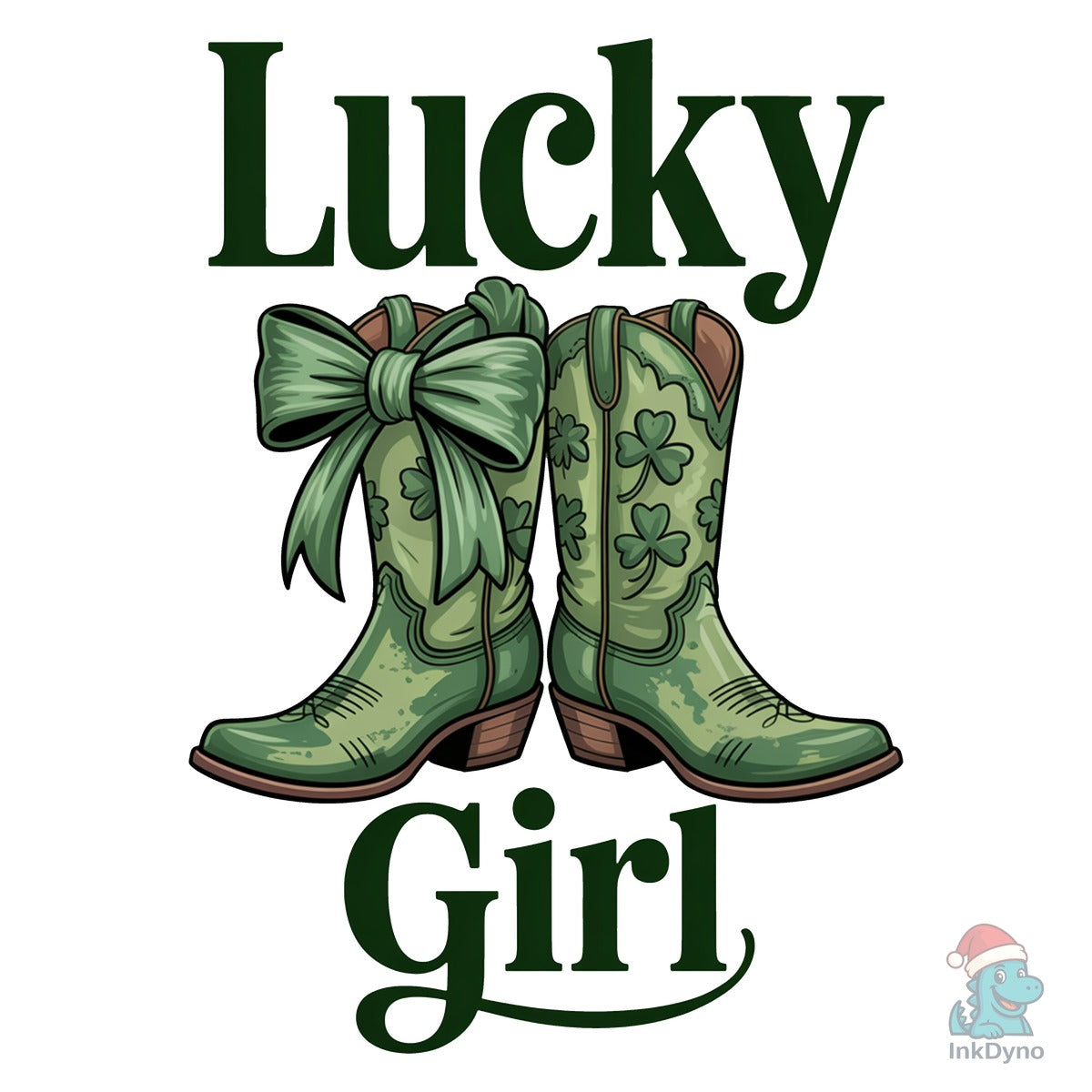 Lucky Girl St Patrick's Day Cowboy