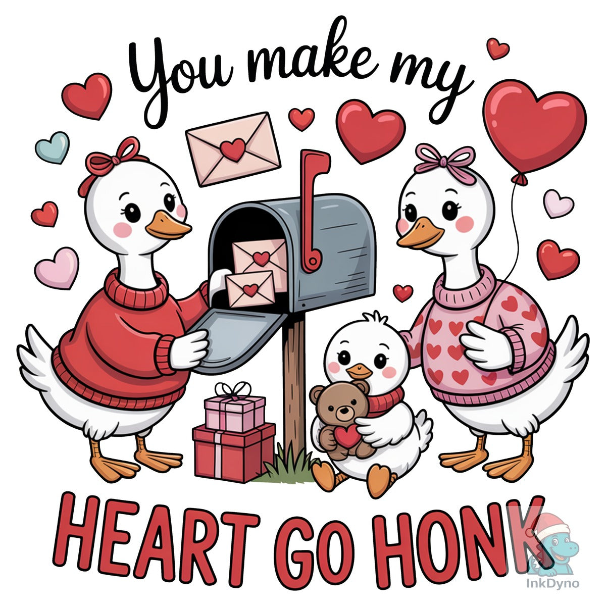 You Make My Heart Go Honk Valentine