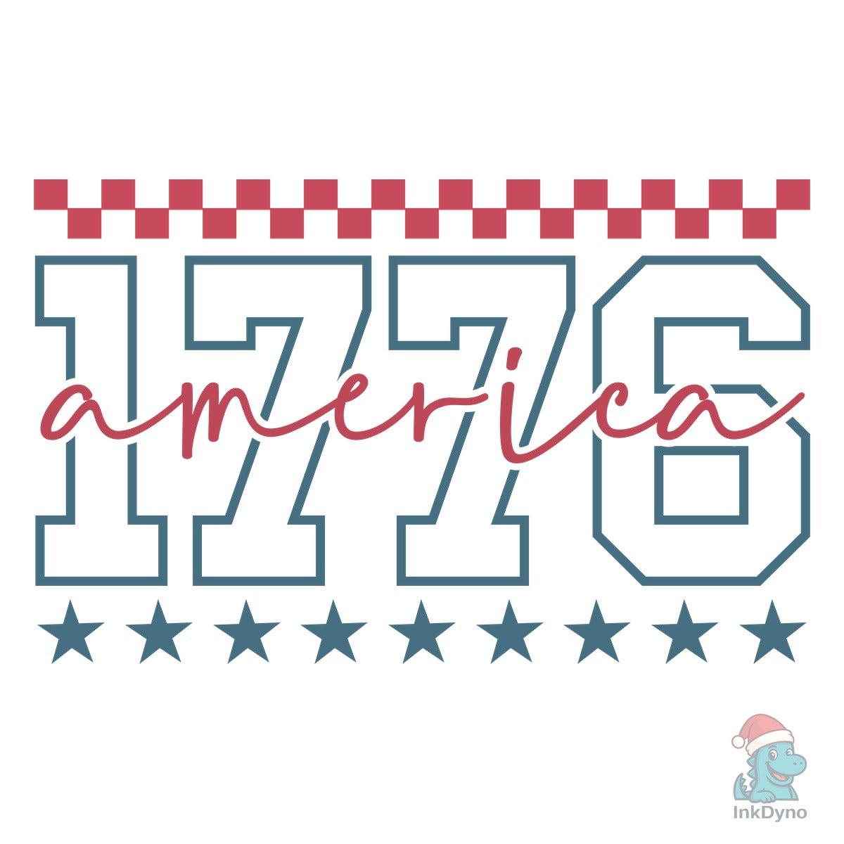 1776 America Retro 4th of July