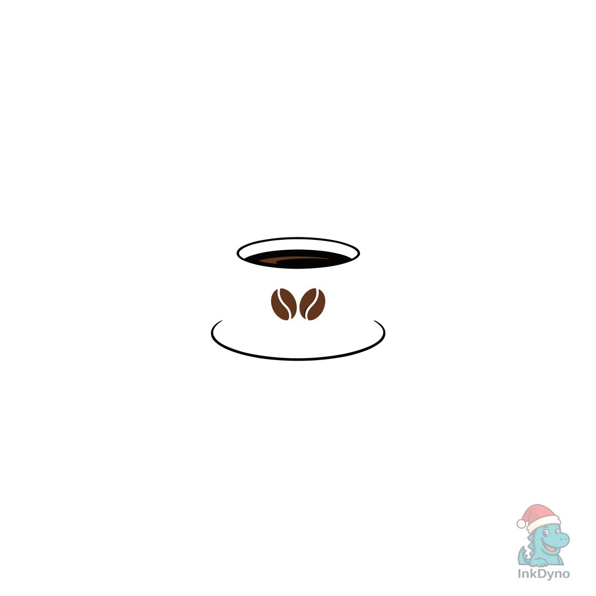 Coffee Heartbeat T Shirt Design