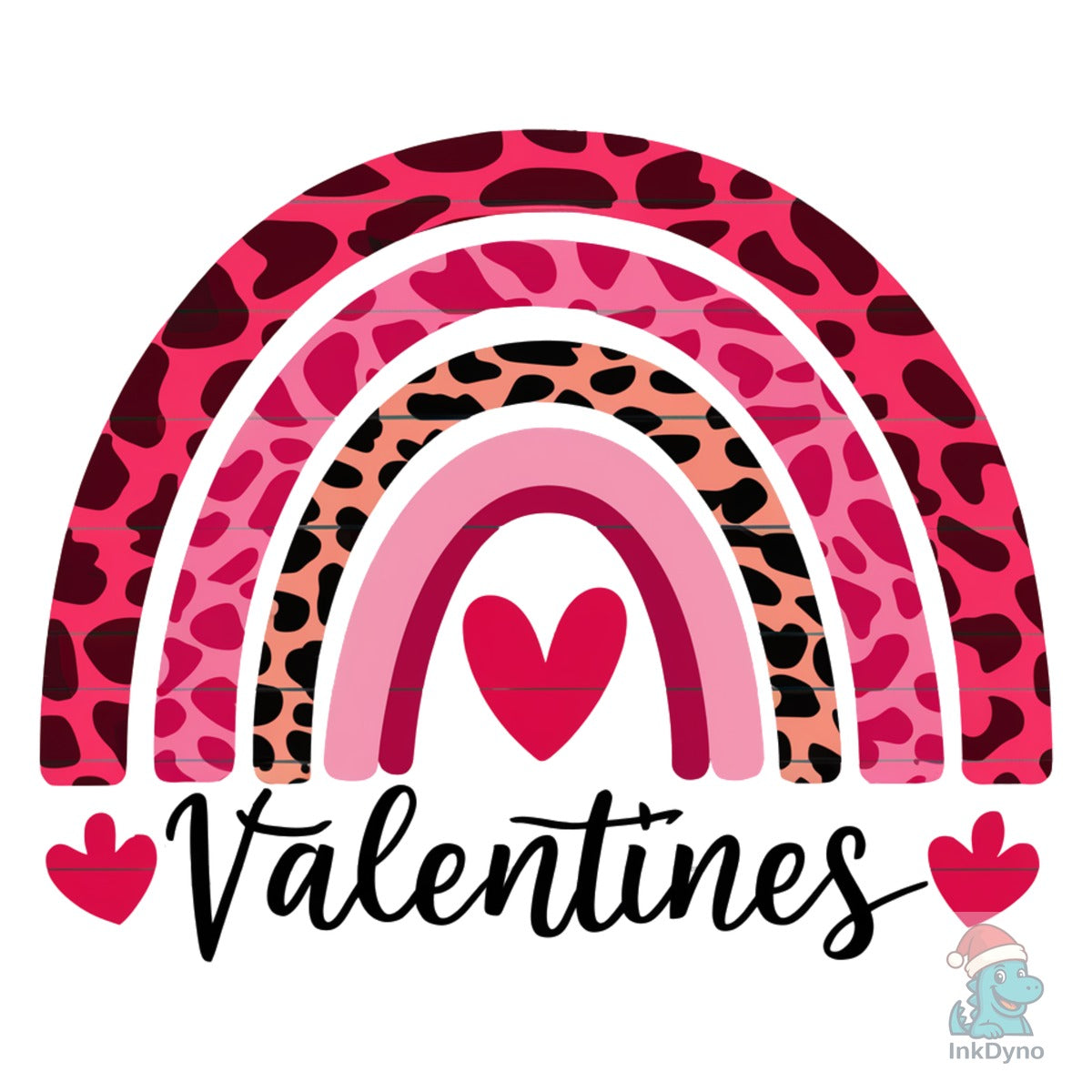 Leopard Rainbow Valentine's Day