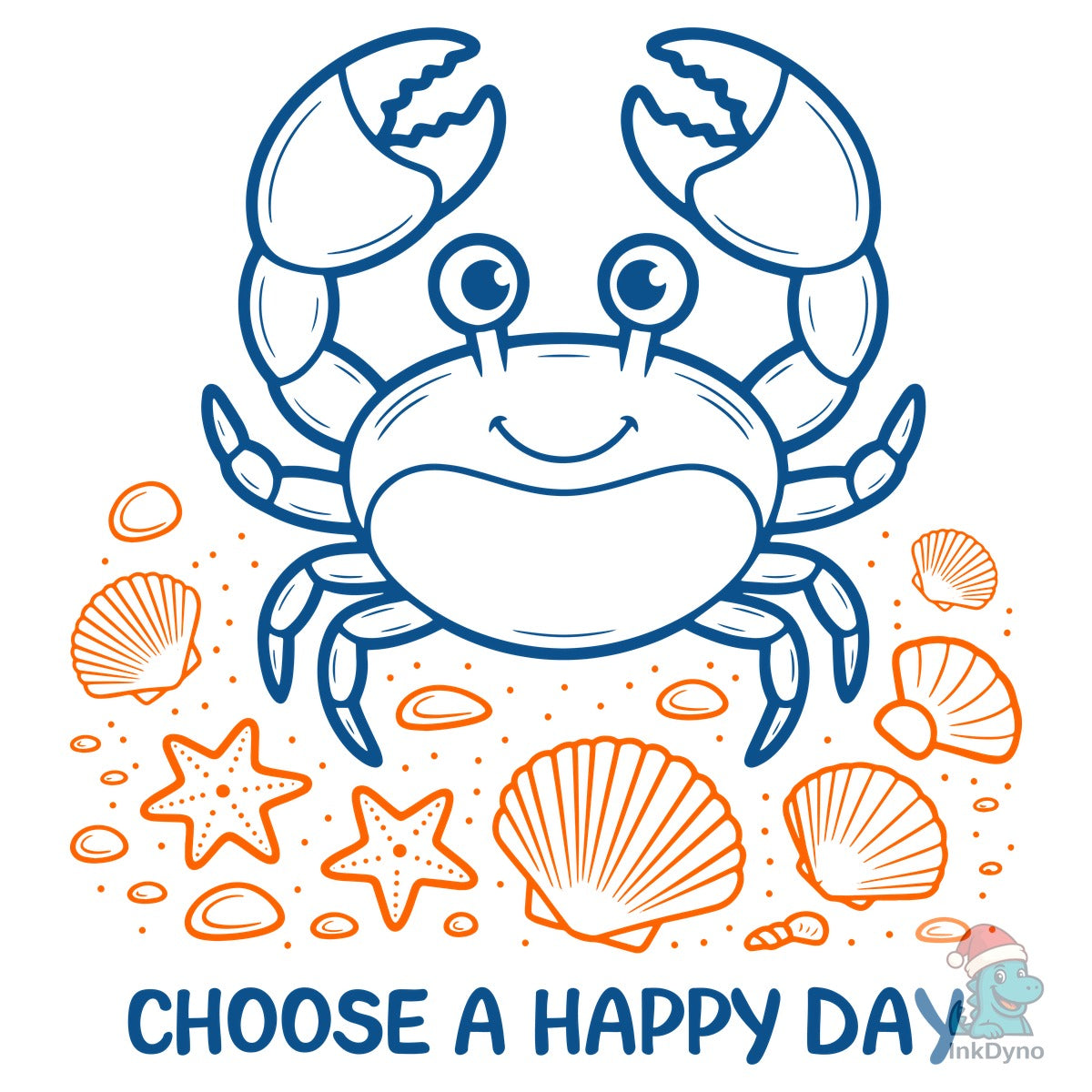 Choose a Happy Day T Shirt Design