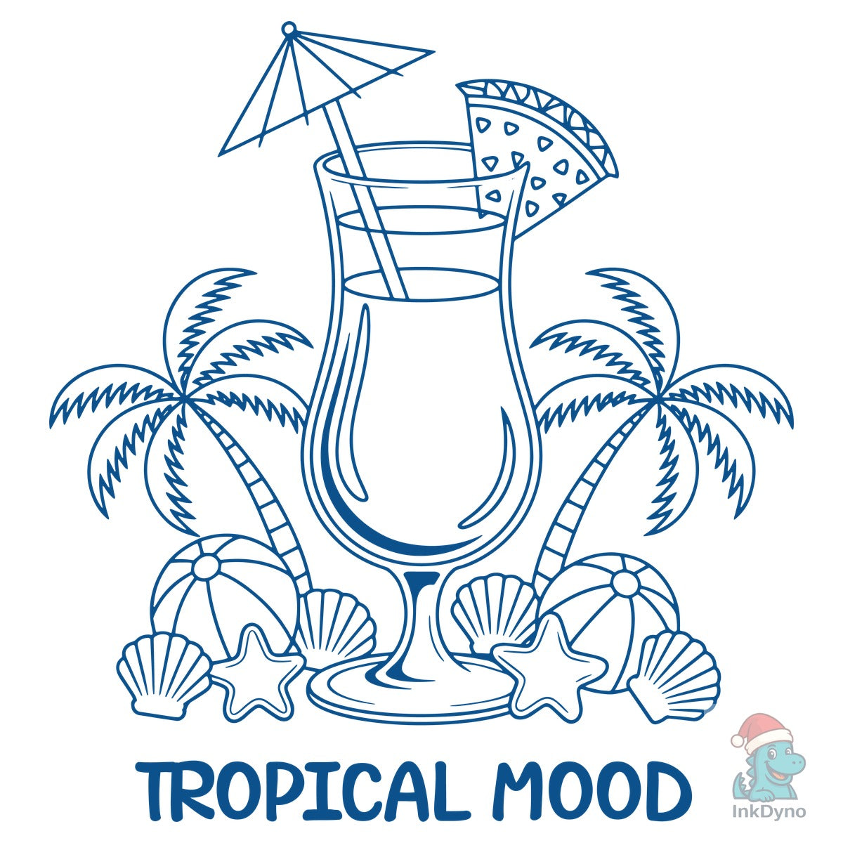 Tropical Mood T Shirt Design