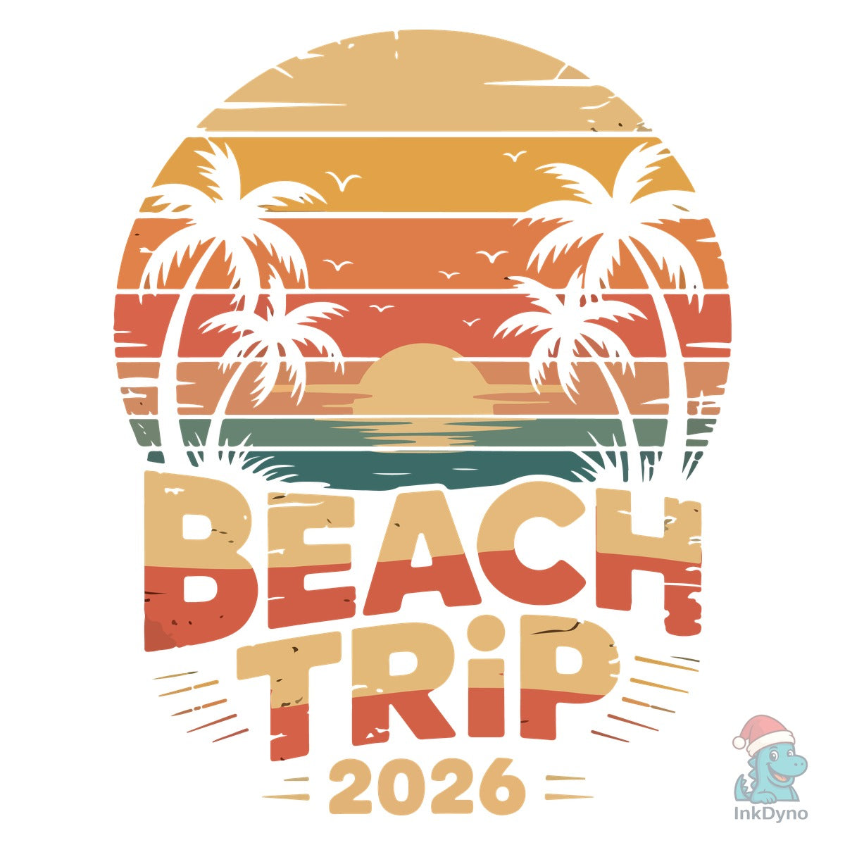 Summer Beach Trip Retro Vacation