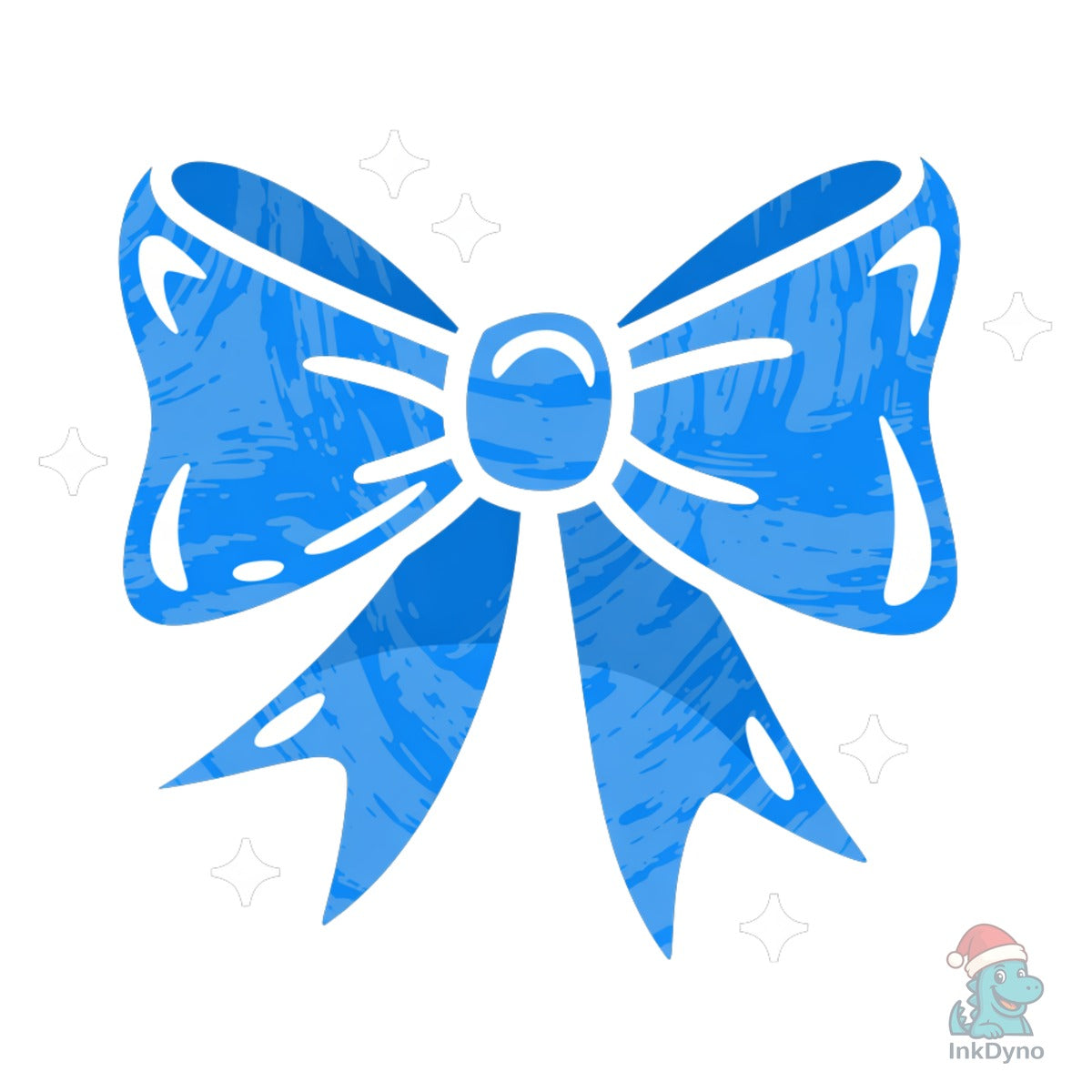 Blue Bow Cute Blue Ribbon