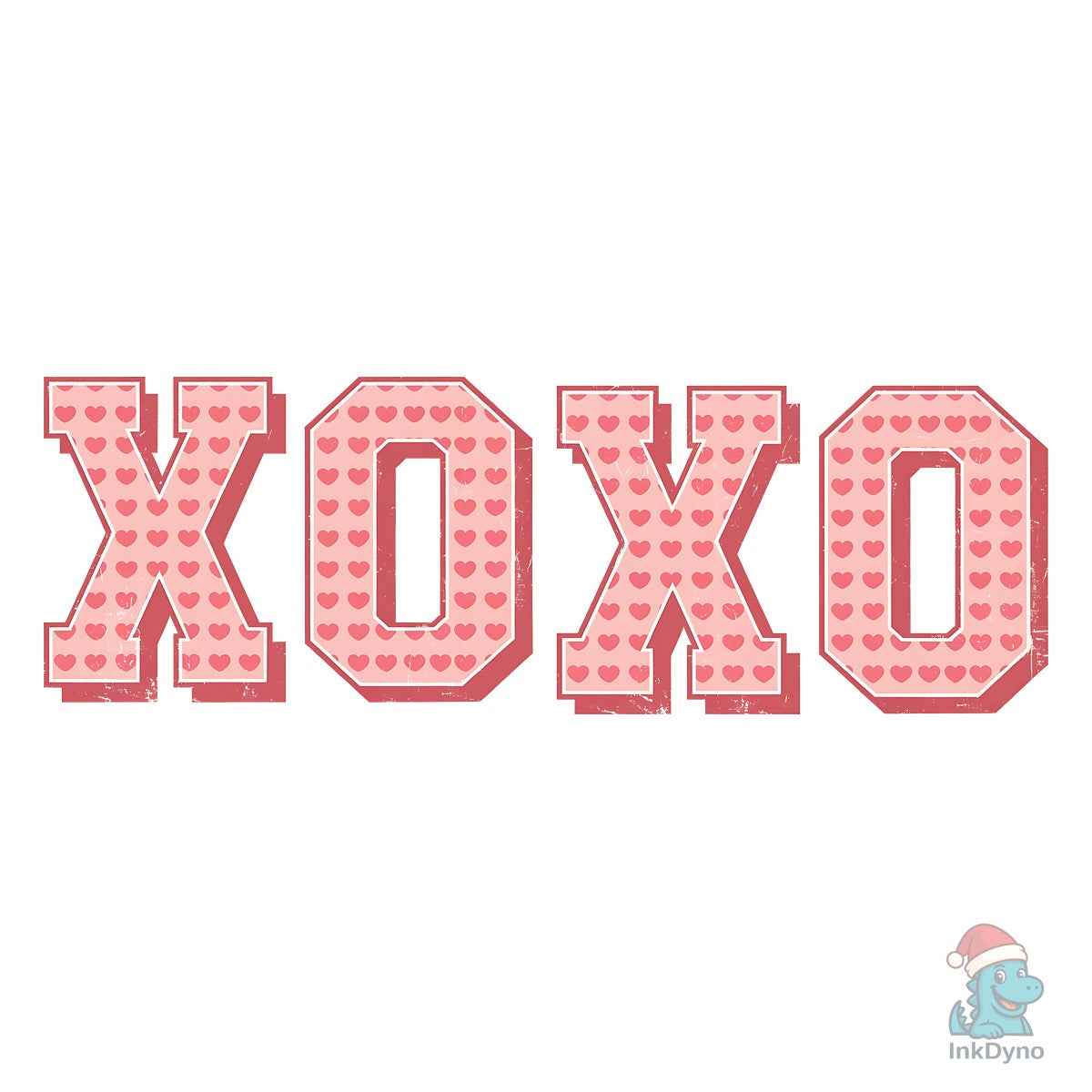 Valentine XOXO Varsity Heart