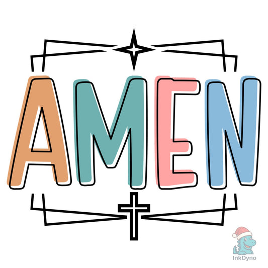 Amen Bible Verse Christian - DTF Transfer