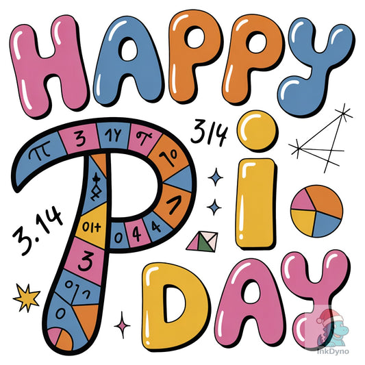 Happy Pi Day Design - DTF Transfer