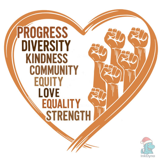 Unity Love Black History Month T-Shirt - DTF Transfer