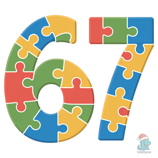 Autism 67 Puzzle - DTF Transfer