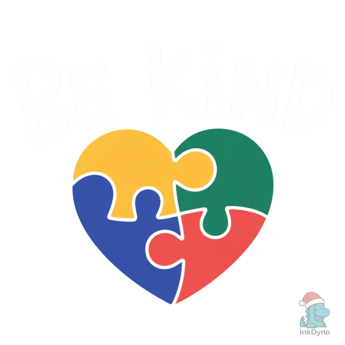 Be Kind Autism Heart