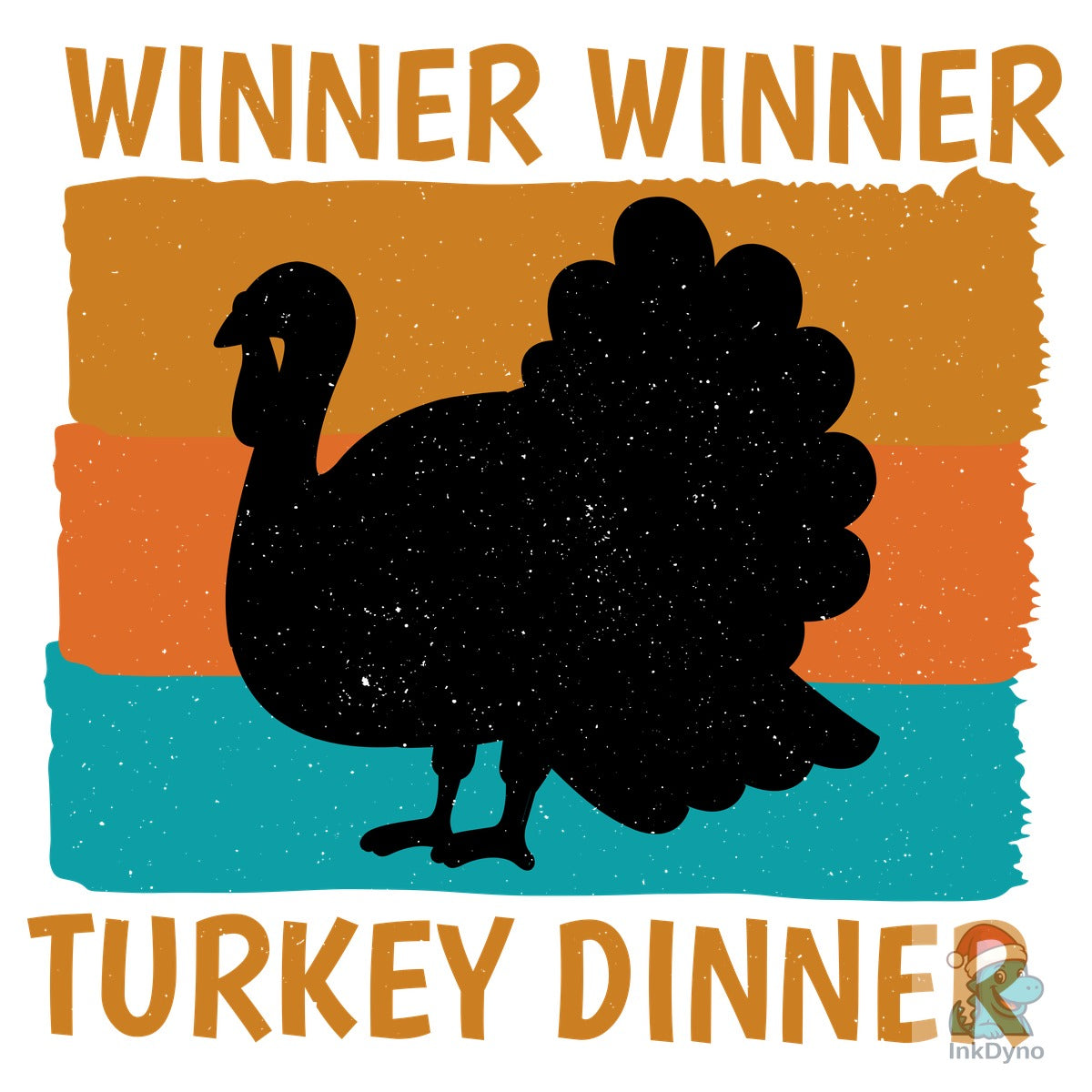 Funny Turkey Dinner Winner Design