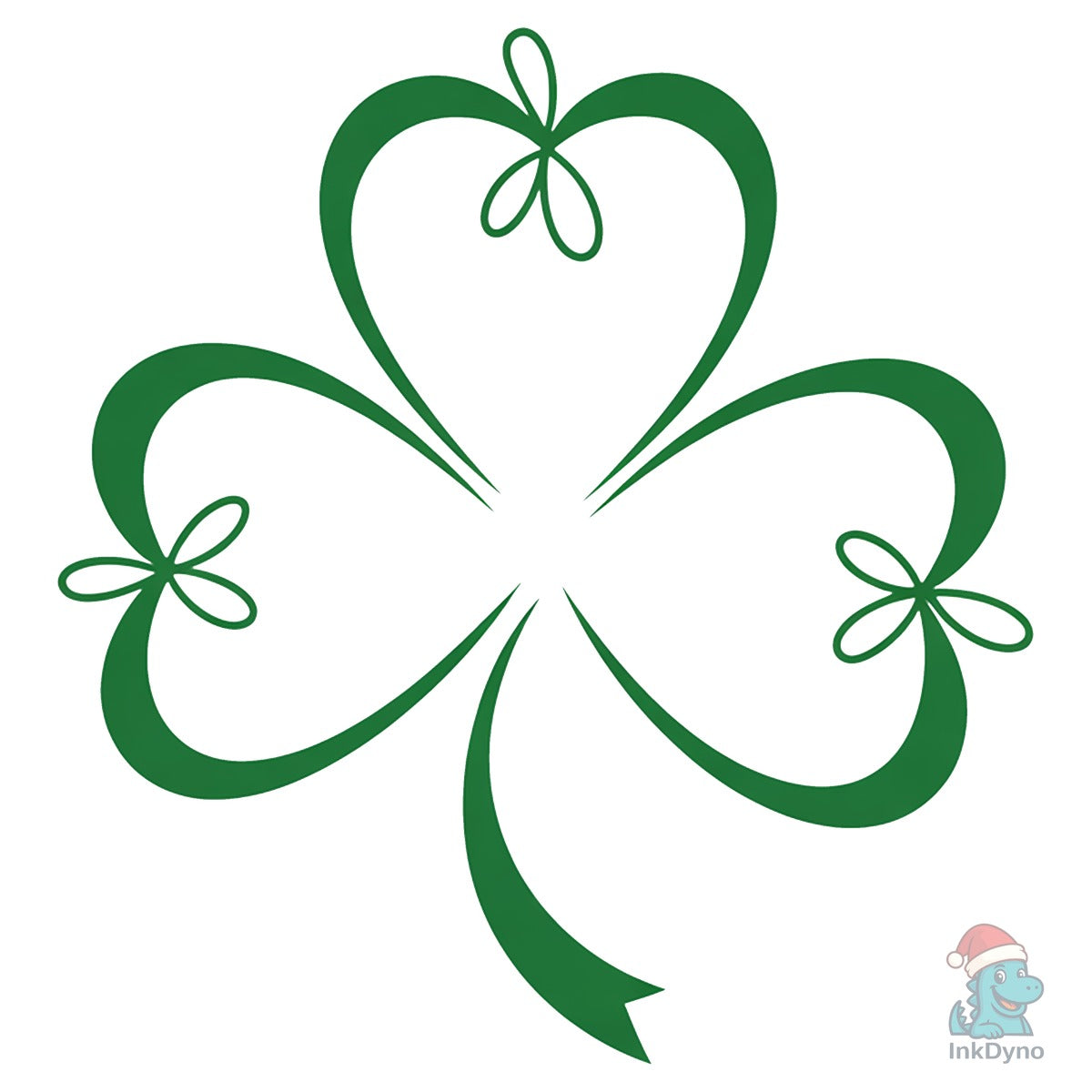 Preppy Shamrock St Patrick's Day Bow