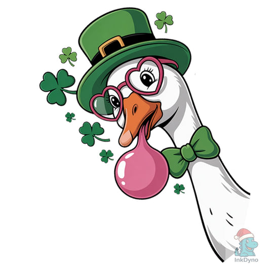 St Patrick's Day Goose St Patrick's Day - DTF Transfer