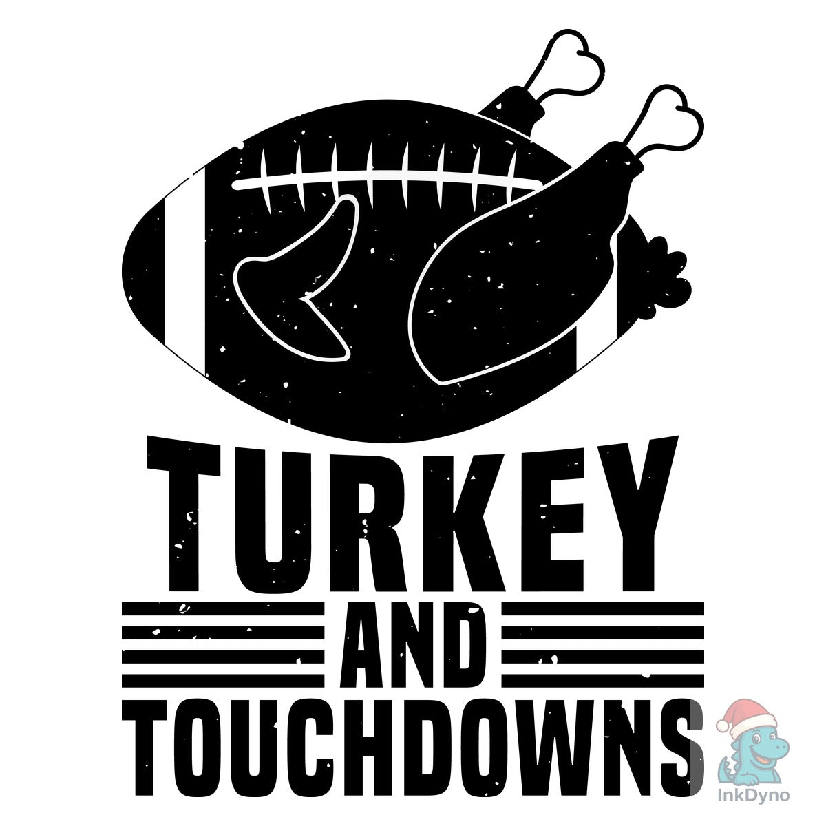 Turkey and Touchdowns Thanksgiving Footb