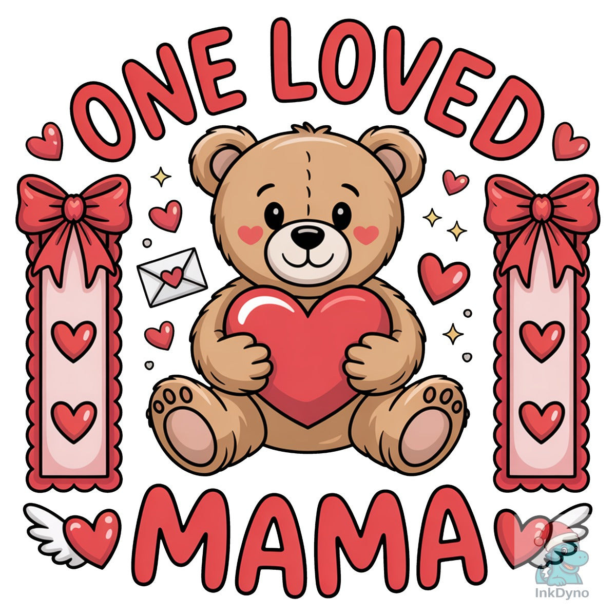 One Loved Mama Teddy Bear Valentine