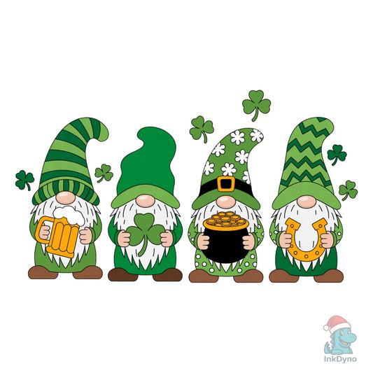 St Patrick Gnome - DTF Transfer