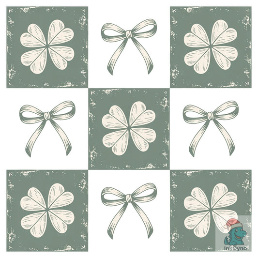 Checked Green St Patrick S Day Coqu - DTF Transfer