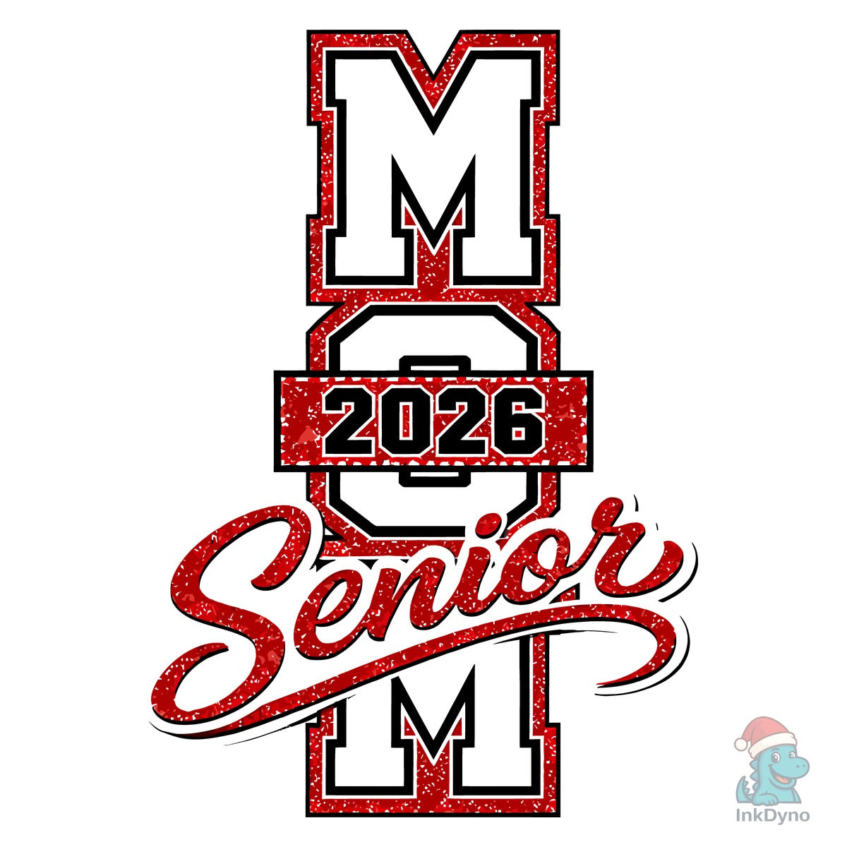 Glitter Senior Mom 2026 Design
