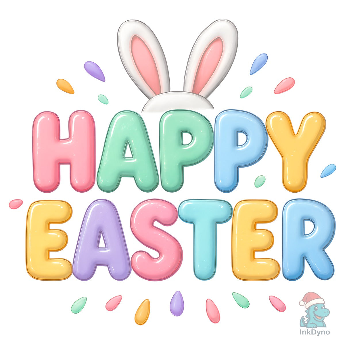Happy Easter Bunny Retro Bunny