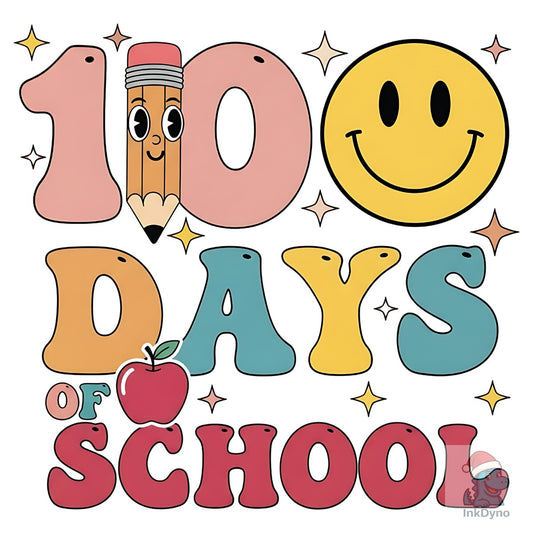 100 Days of School Smile - DTF Transfer