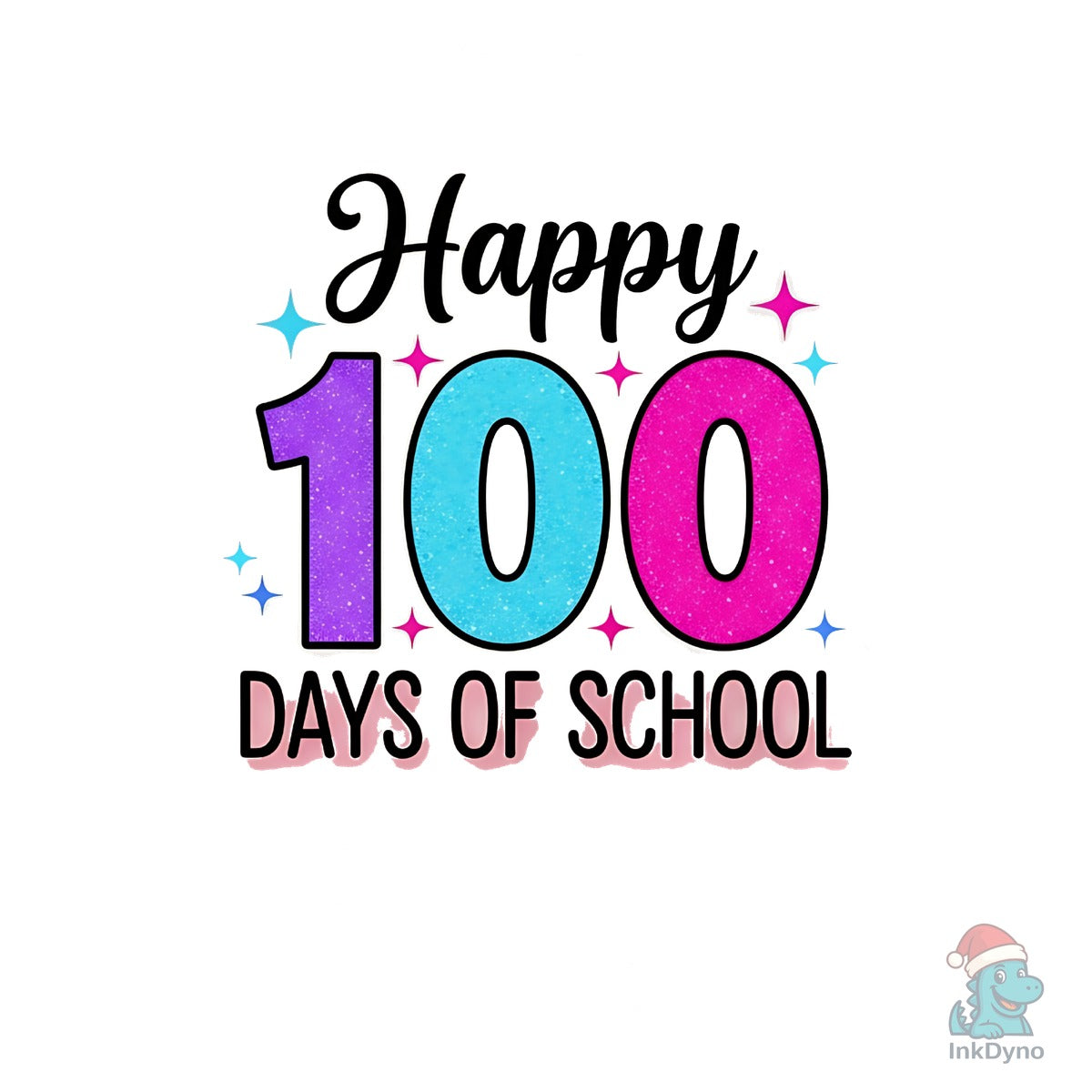 Happy 100 Days of School Sparkle