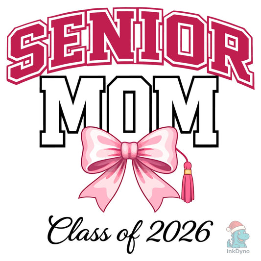 Pink Senior Mom Graduation Design - DTF Transfer