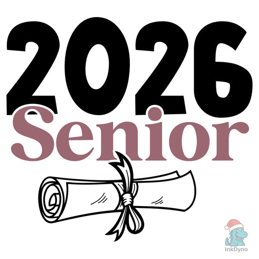 Senior 2026 Graduation T-Shirt - DTF Transfer