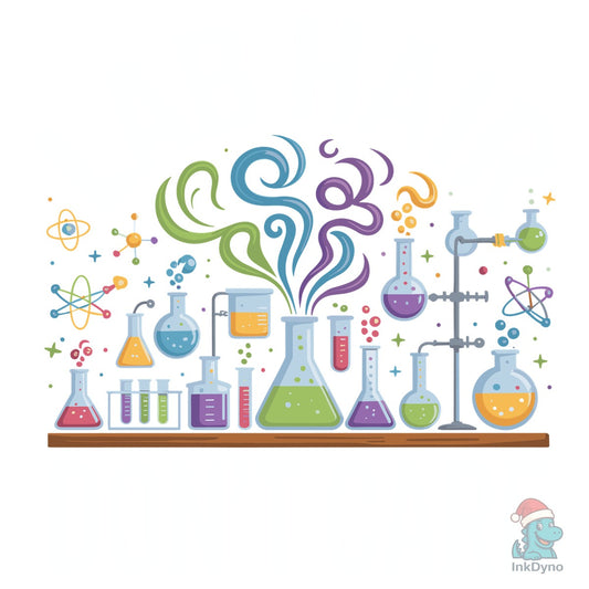 Lab Hair Don't Care Funny Chemistry - DTF Transfer