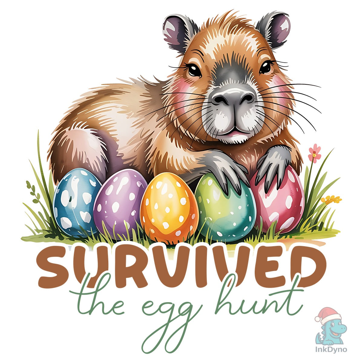 Survived the Egg Hunt Cute Capybara East