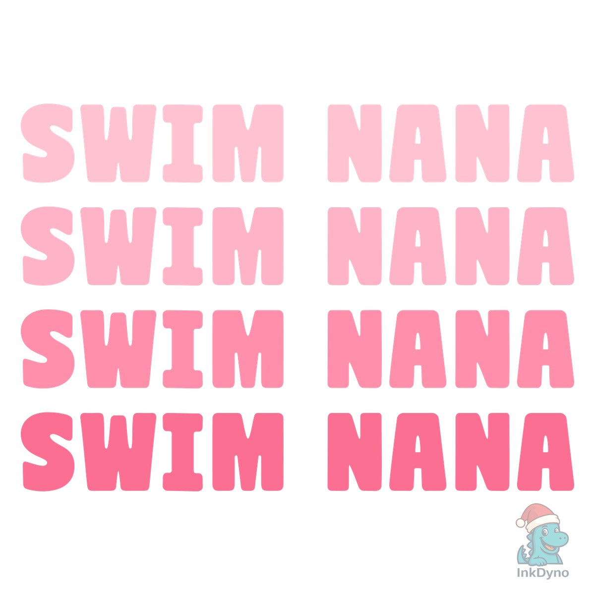 Retro Swim Nana T-shirt Design