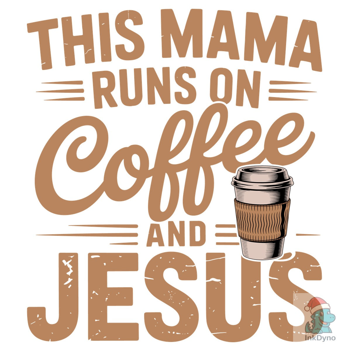 This Mama Runs on Coffee and Jesus Shirt