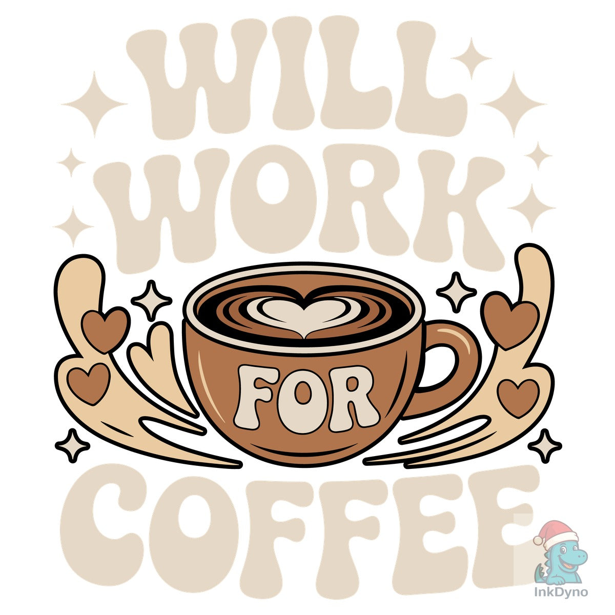 Will Work for Coffee Lovers T Shirt