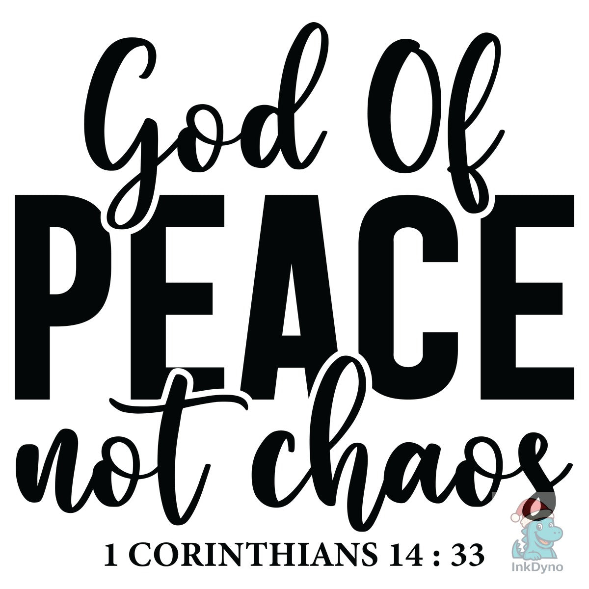 God of Peace Not Chaos Faith
