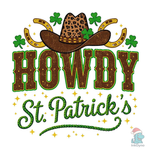 Howdy St.Patricks Western Sublimation - DTF Transfer
