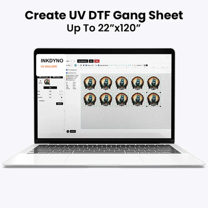 Custom UV Sticker Gang Sheet Builder