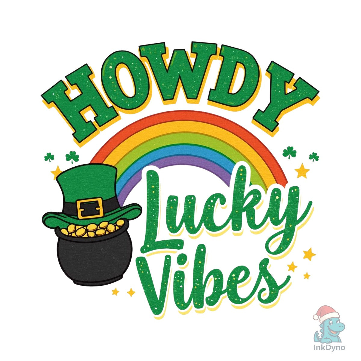 Lucky Vibes Howdy St Patricks Day