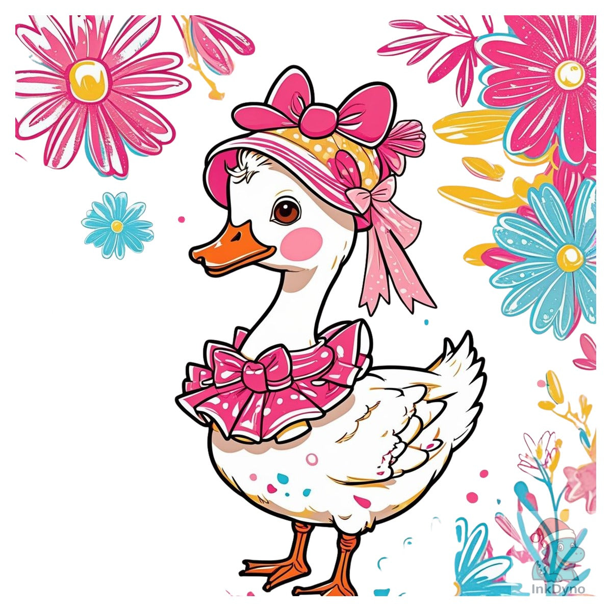 Valentine Cute Goose Coquette
