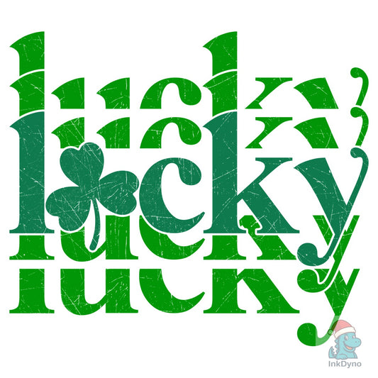 Lucky Shamrock St Patrick's Day Clo - DTF Transfer