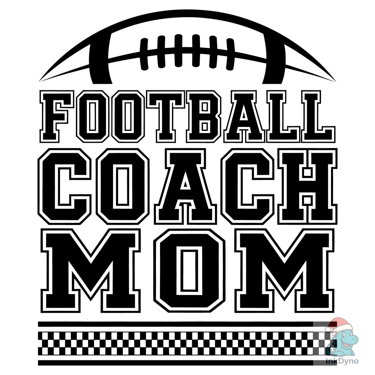 Proud Football Coach Mom Spirit