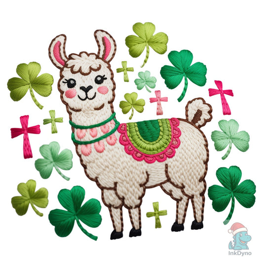 St Patricks Day Llama - DTF Transfer