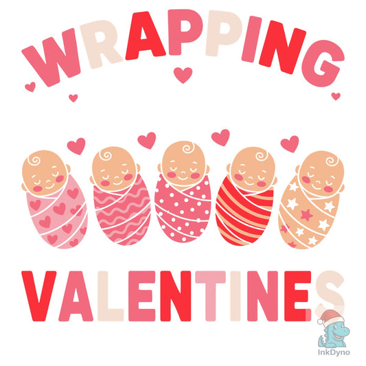 Mother Baby Nurse Valentine T-shirt - DTF Transfer