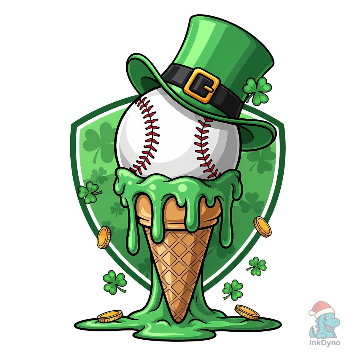St. Patrick's Baseball Ice Cream