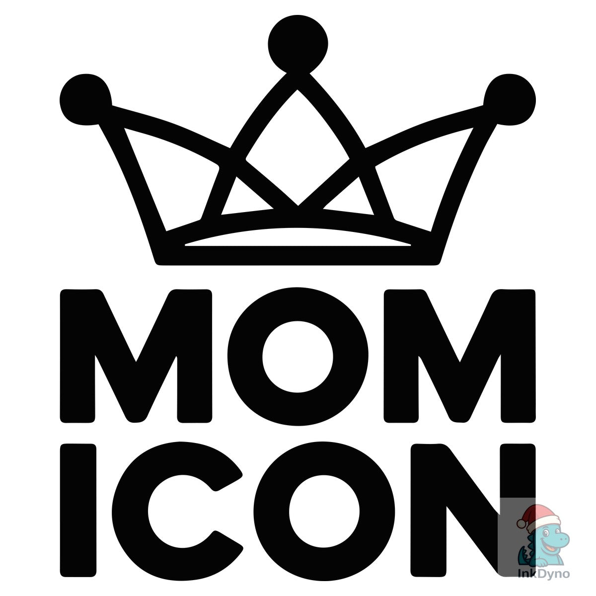 Mom Icon T-Shirt Design with Heart Symbo