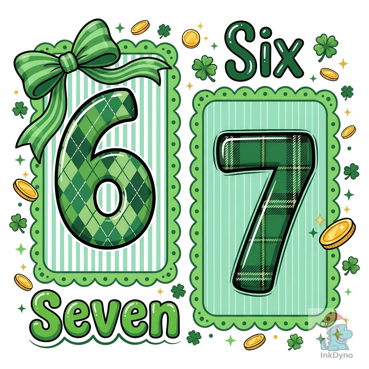 Six Seven Lucky Numbers St Patrick