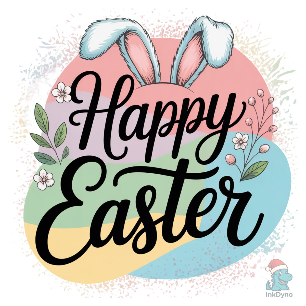 Happy Easter Pastel T-shirt Design