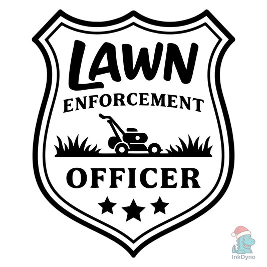 Lawn Enforcement Officer Badge Design - DTF Transfer