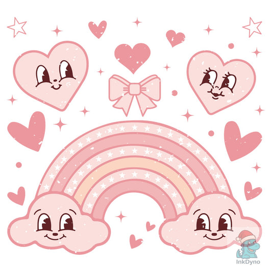 Cute Valentine Rainbow - DTF Transfer