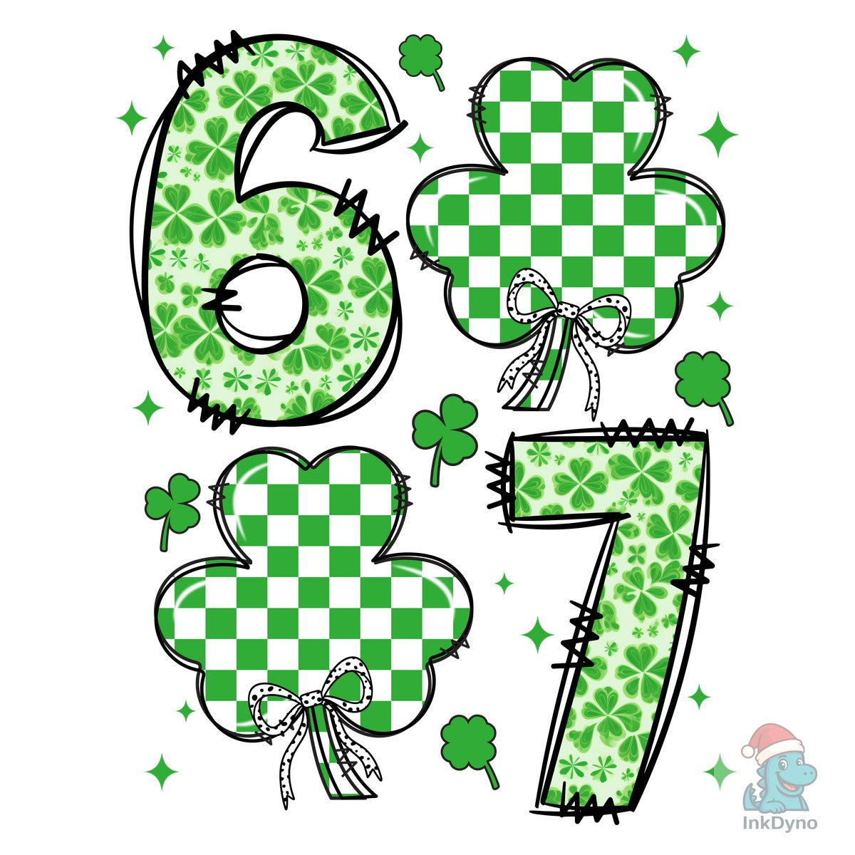 Lucky 6 & 7 Shamrock Coquette